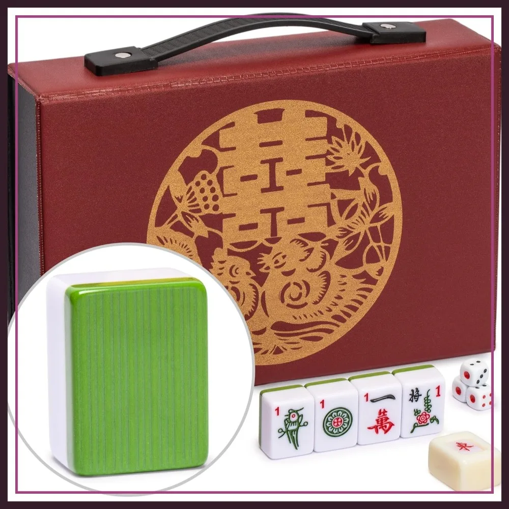 Chinese Mahjong Set – 146 Small Tiles for Classic Play
Chinese Mahjong Set – 146 Small Tiles for Classic Play