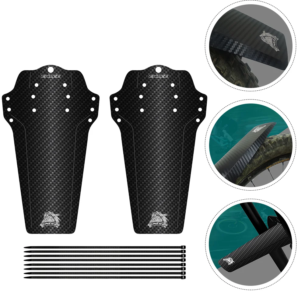 2 Pcs Carbon Fiber Mudguard for Bicycles Material Block Mud Splashed by Tires 3D Twill Color Printing Easy Install Cable
2 Pcs Carbon Fiber Mudguard for Bicycles Material Block Mud Splashed by Tires 3D Twill Color Printing Easy Install Cable