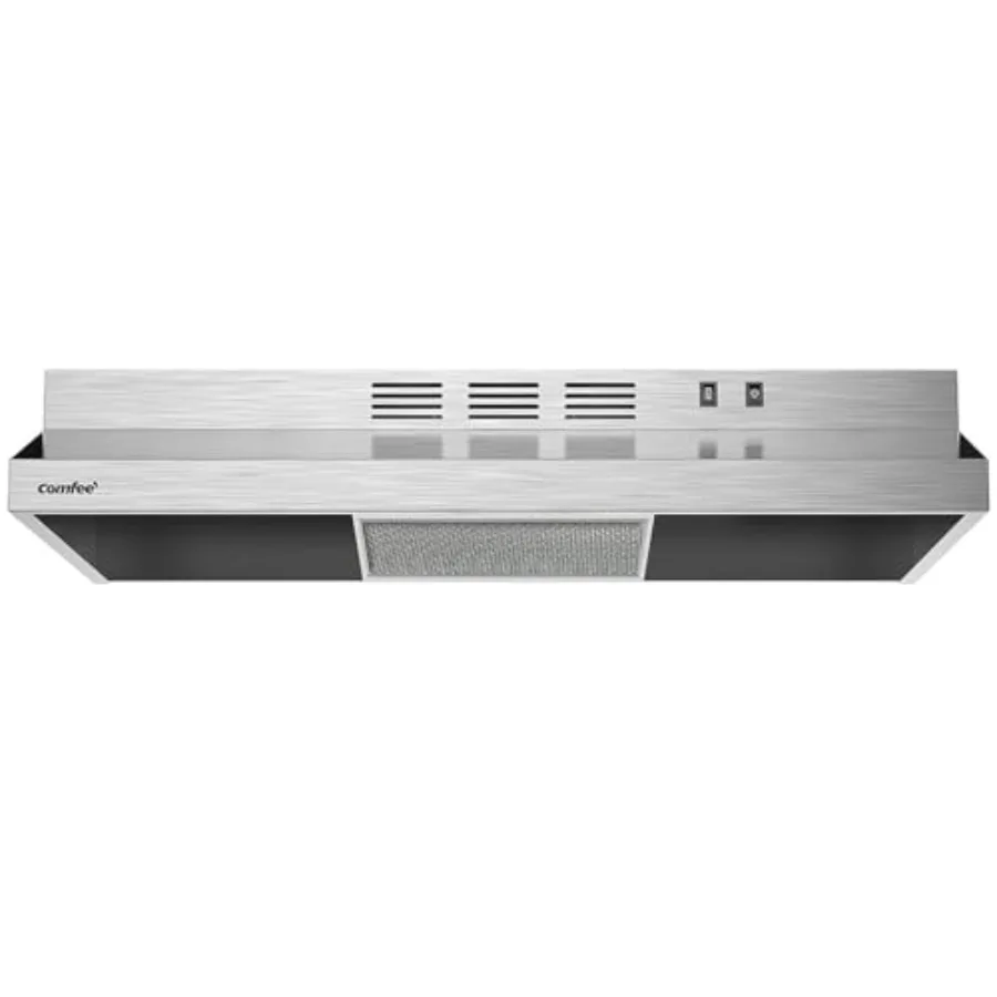 CVU30W2AST Range Hood 30 Inch Ducted Ductless Vent Hood Durable Stainless Steel Kitchen Hood for Under Cabinet with 2 Reusable
CVU30W2AST Range Hood 30 Inch Ducted Ductless Vent Hood Durable Stainless Steel Kitchen Hood for Under Cabinet with 2 Reusable