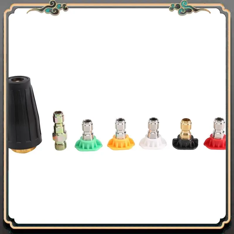 M45K-Turbo Nozzle For Pressure Washer, Rotating Nozzle And 5 Tips, 1/4 Inch Quick Connect 3600 PSI
M45K-Turbo Nozzle For Pressure Washer, Rotating Nozzle And 5 Tips, 1/4 Inch Quick Connect 3600 PSI