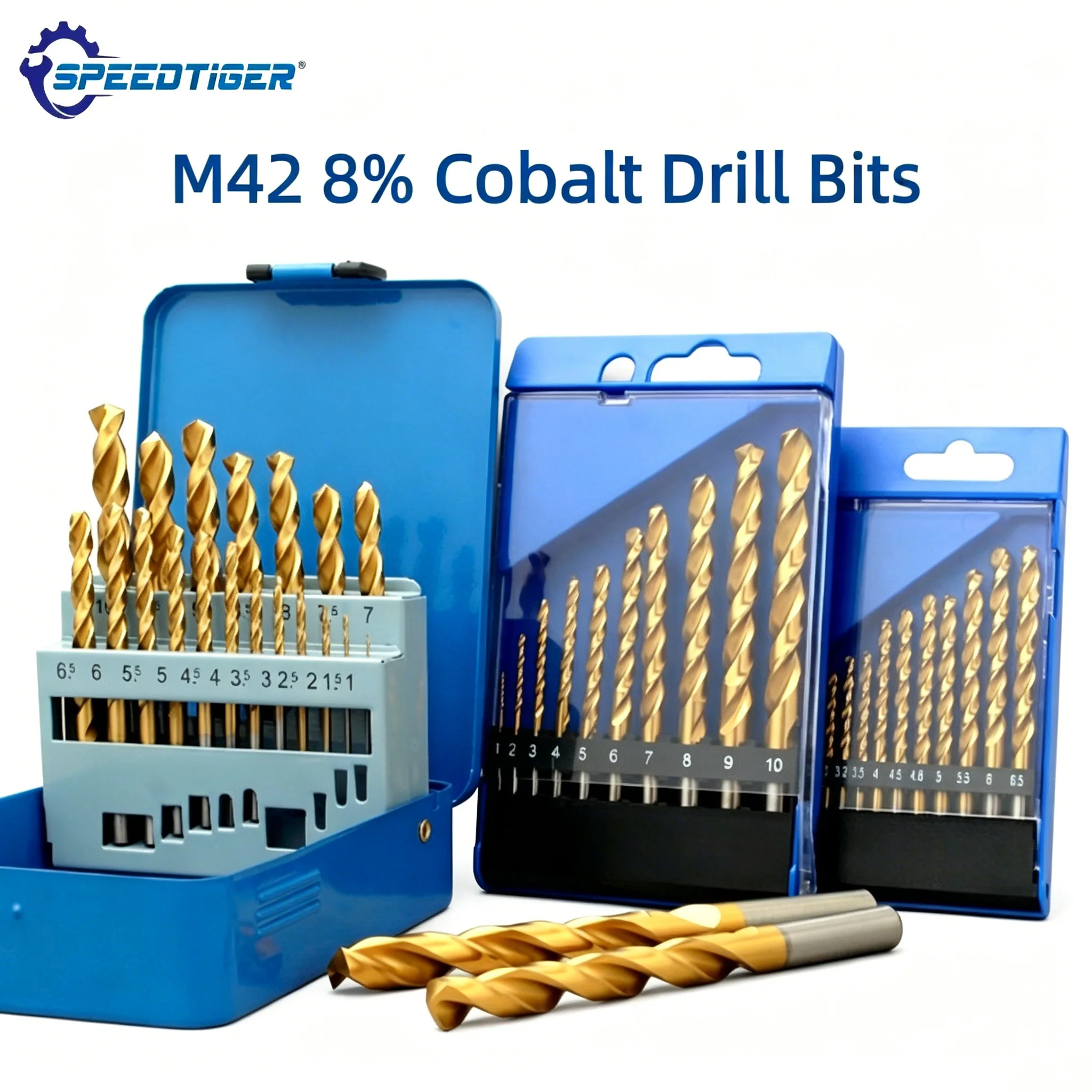 10/13/19/25pcs Twist Drill Bit Set M42 HSS-CO Cobalt Containing Stainless Steel Drilling Multifunctional Hole Opener Drill Bits
10/13/19/25pcs Twist Drill Bit Set M42 HSS-CO Cobalt Containing Stainless Steel Drilling Multifunctional Hole Opener Drill Bits