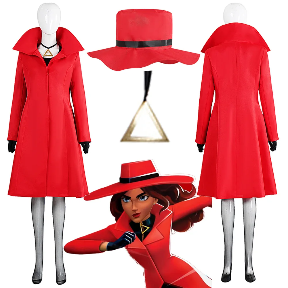 Disguise Where Is Carmen Sandiego Carmen Cosplay Clothing Cartoon Costume Adult Women Roleplay Fancy Dress Up Party Outfits 
Disguise Where Is Carmen Sandiego Carmen Cosplay Clothing Cartoon Costume Adult Women Roleplay Fancy Dress Up Party Outfits