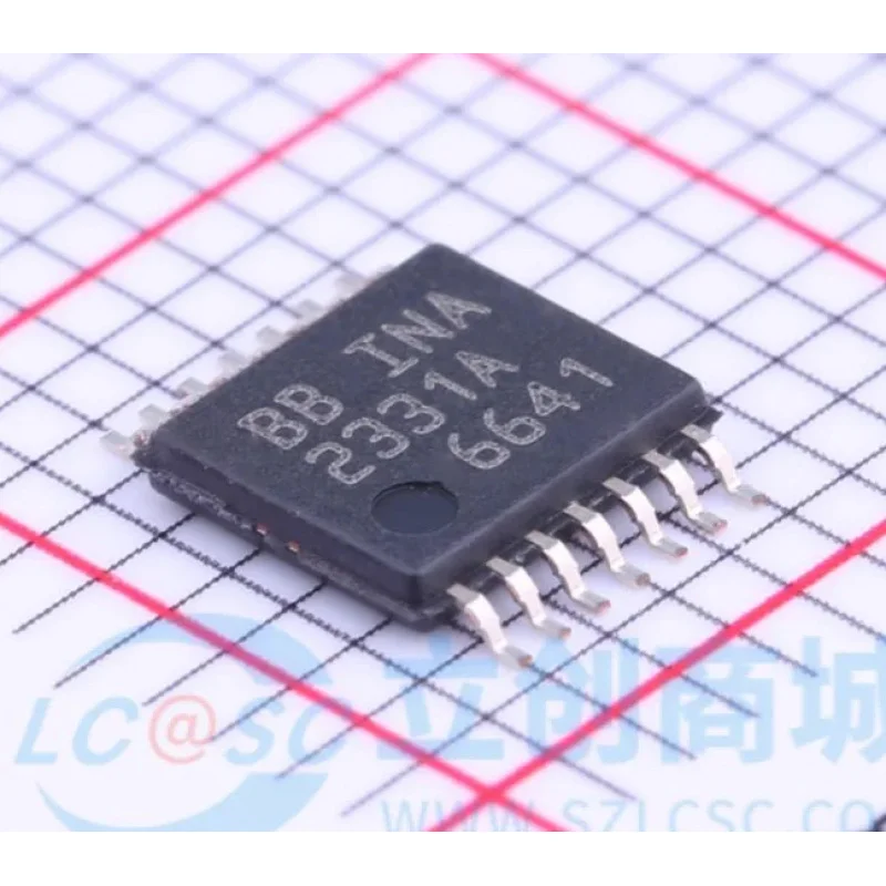6PCS INA2331AIPWR TSSOP-14 100% New original Chipset IC Electronic Component SMD
6PCS INA2331AIPWR TSSOP-14 100% New original Chipset IC Electronic Component SMD