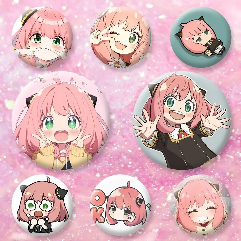 Cute Anime S-SPY X F-FAMILY Anya Badges Creative Tinplate Button PinsBrooch Badge Clothes Backpack
Cute Anime S-SPY X F-FAMILY Anya Badges Creative Tinplate Button PinsBrooch Badge Clothes Backpack