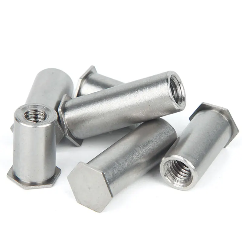 10/5pcs M2/M2.5/M3/M4/M5 PEM 304 stainless steel hexagon head blind hole press riveting stud stud nut press riveting parts BOS
10/5pcs M2/M2.5/M3/M4/M5 PEM 304 stainless steel hexagon head blind hole press riveting stud stud nut press riveting parts BOS
