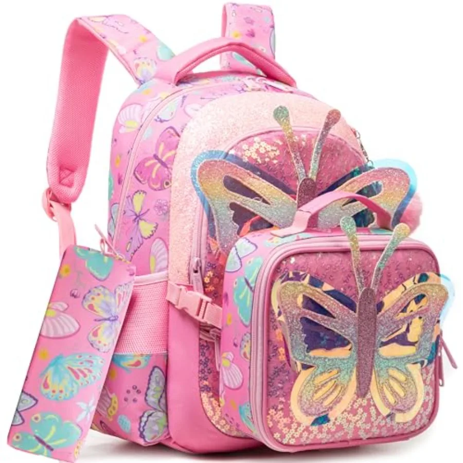 Backpacks for Girls School Backpacks with Lunch Box Pencil Case for Elementary Students Ages 8-10 Travel Backpack 3 in 1 Backpa
Backpacks for Girls School Backpacks with Lunch Box Pencil Case for Elementary Students Ages 8-10 Travel Backpack 3 in 1 Backpa