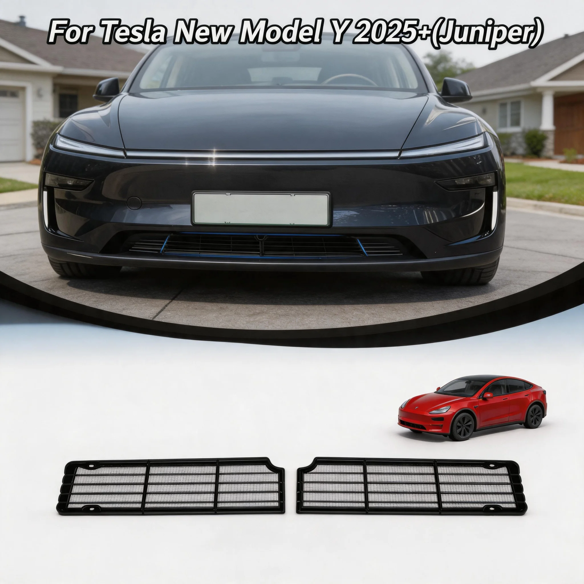 For Tesla Model Y Juniper 2025 2026 Custom Fit Grille Mesh Inserts Front Air Inlet Vent Grille Cover Anti-insect Radiator Guard
For Tesla Model Y Juniper 2025 2026 Custom Fit Grille Mesh Inserts Front Air Inlet Vent Grille Cover Anti-insect Radiator Guard