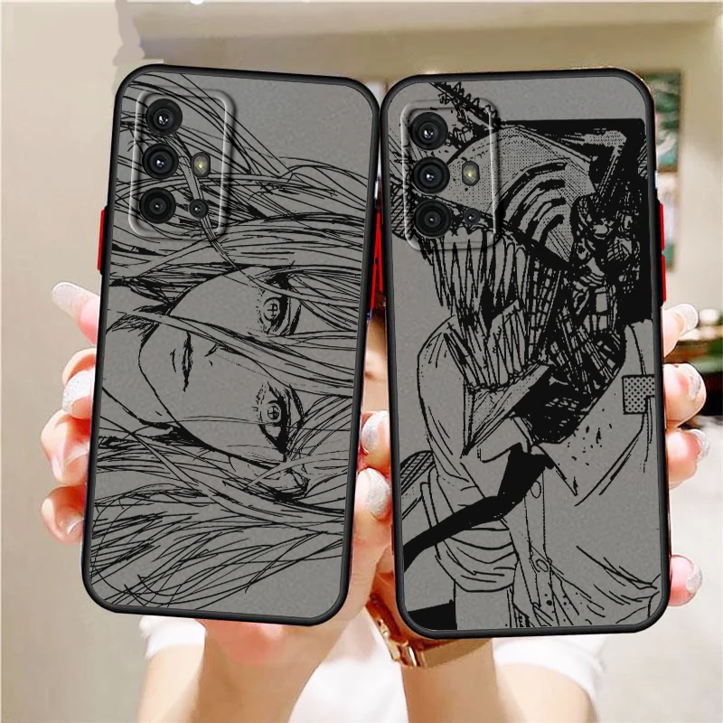 Chainsaw Man Popular Anime Frosted Translucent For Samsung A53 A52 A33 A32 A51 A71 A21S A13 A73 A50 A22 A12 5G Cover Phone Case
Chainsaw Man Popular Anime Frosted Translucent For Samsung A53 A52 A33 A32 A51 A71 A21S A13 A73 A50 A22 A12 5G Cover Phone Case