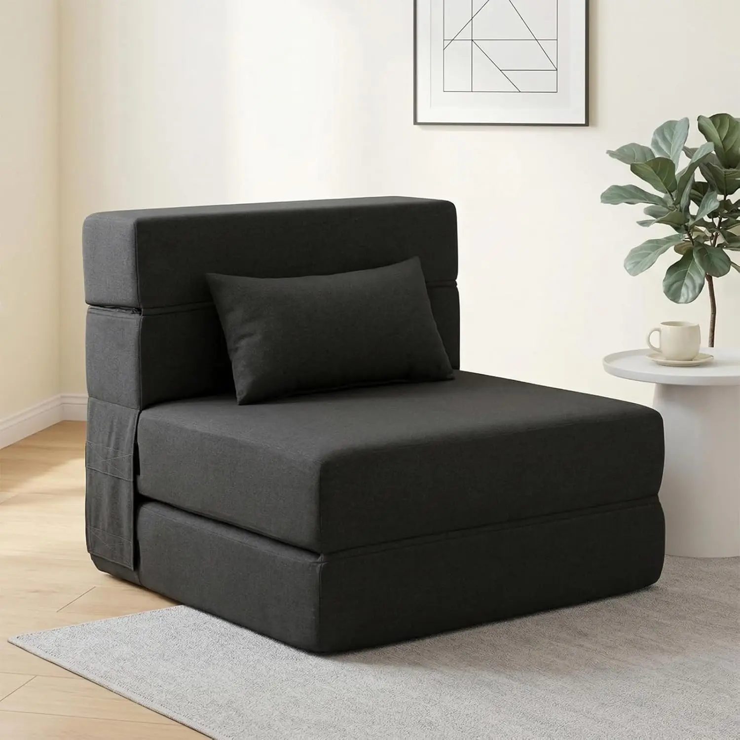Foldable Sofa Bed with Pillow - Convertible Chair & Mattress for Living Room, Dorm, Guest Room
Foldable Sofa Bed with Pillow - Convertible Chair & Mattress for Living Room, Dorm, Guest Room
