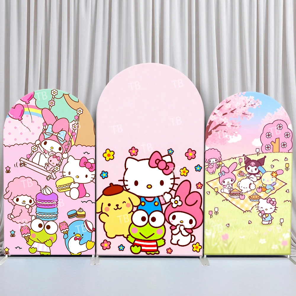 Фон-арка Sanrio Hello Kitty в стиле пикника: Веселая праздничная сцена для детского дня рождения, фотозоны на детский праздник, декор для фотосессий
Фон-арка Sanrio Hello Kitty в стиле пикника: Веселая праздничная сцена для детского дня рождения, фотозоны на детский праздник, декор для фотосессий