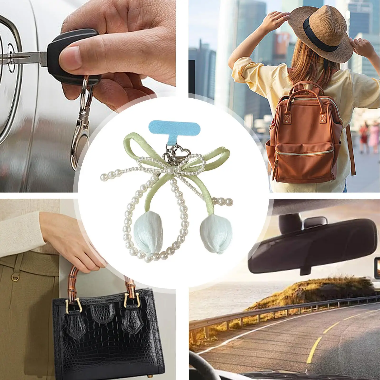 Charm For Phone Women's Keychain Cellphone Tether Tab Cell Phone Pendant For Girls Daily College School Travel Outdoor Birthday
Charm For Phone Women's Keychain Cellphone Tether Tab Cell Phone Pendant For Girls Daily College School Travel Outdoor Birthday