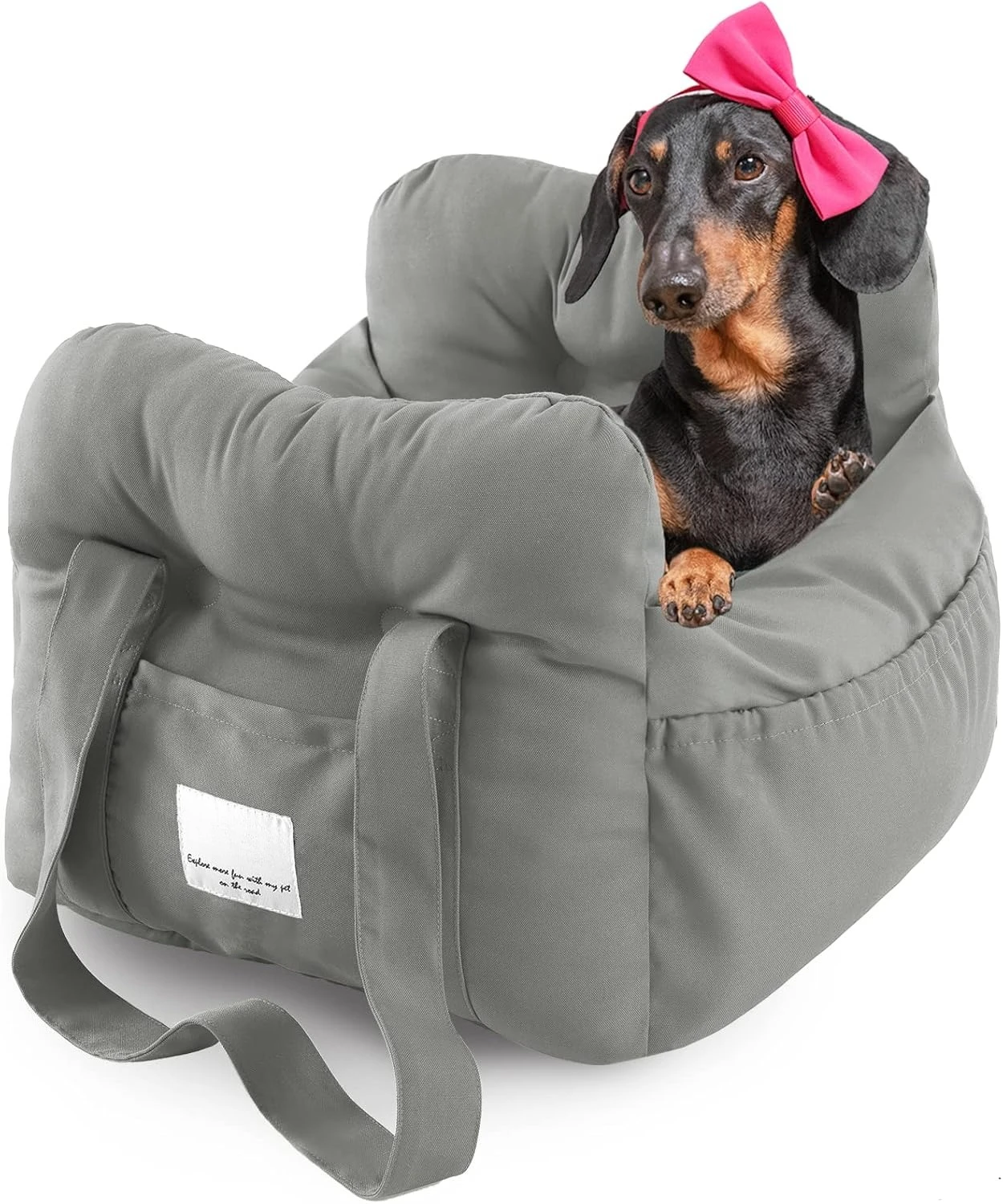 Dog Car Seat for Small Dogs, Portable Puppy Car Seat of Easy Installation, Fashionable Pet Carrier Bag with Large Pockets.
Dog Car Seat for Small Dogs, Portable Puppy Car Seat of Easy Installation, Fashionable Pet Carrier Bag with Large Pockets.