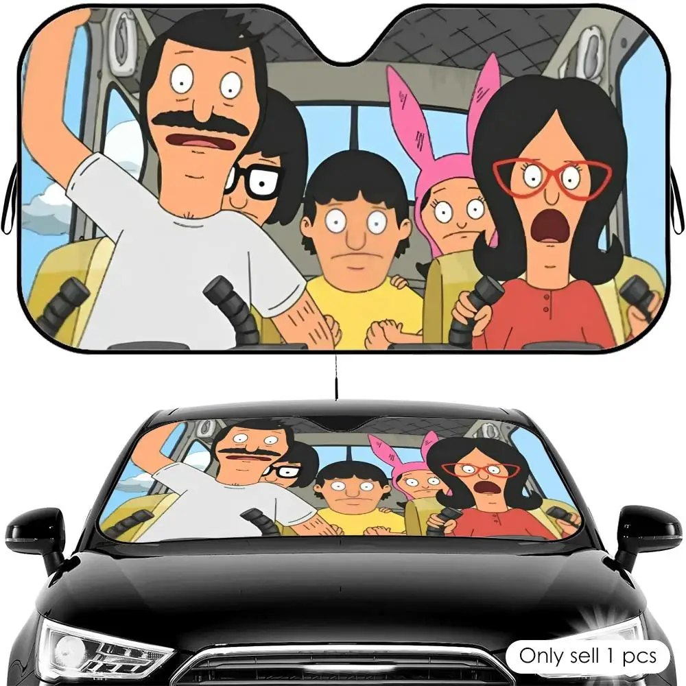 Cartoon B-Bob's B-Burgers Sun Visor Reusable Aluminum Foil Car Windshield Sun Visor UV Protector Heat Insulation Cover Shade
Cartoon B-Bob's B-Burgers Sun Visor Reusable Aluminum Foil Car Windshield Sun Visor UV Protector Heat Insulation Cover Shade