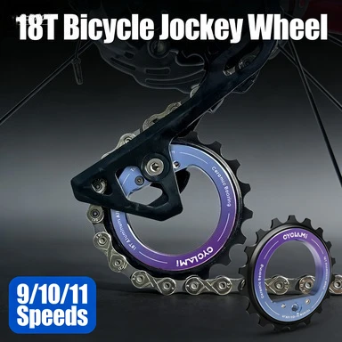 18T Ceramic Bearing Jockey Wheel 9-11 Speed Hollow Eccentric Rear Derailleur Pulley
18T Ceramic Bearing Jockey Wheel 9-11 Speed Hollow Eccentric Rear Derailleur Pulley