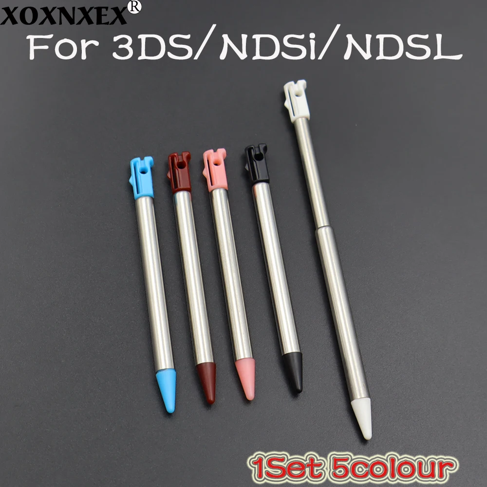 1Set 5 colour Metal Telescopic Stylus Touch Screen Pen For NDSi NDSL For 3DS Gaming Accessory
1Set 5 colour Metal Telescopic Stylus Touch Screen Pen For NDSi NDSL For 3DS Gaming Accessory
