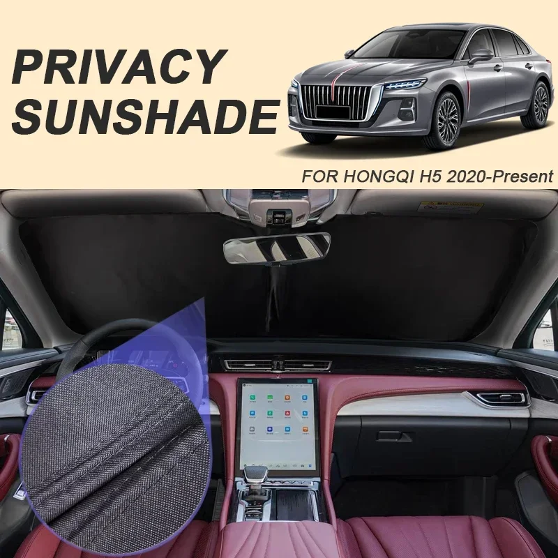 Для HONGQI H5 2020-настоящее время автомобиля, черные окна, солнцезащитный козырек, автоматический анти-УФ-тепляционный защитный чехол, аксессуары для интерьера
Для HONGQI H5 2020-настоящее время автомобиля, черные окна, солнцезащитный козырек, автоматический анти-УФ-тепляционный защитный чехол, аксессуары для интерьера