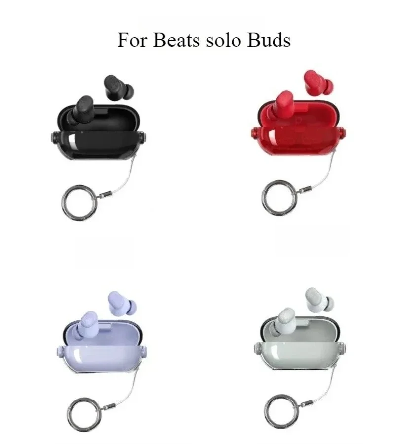 For Beats Solo Buds, Transparent Soft Shockproof Earphone Case Protective Cover With Keychain Daily Accessory
For Beats Solo Buds, Transparent Soft Shockproof Earphone Case Protective Cover With Keychain Daily Accessory