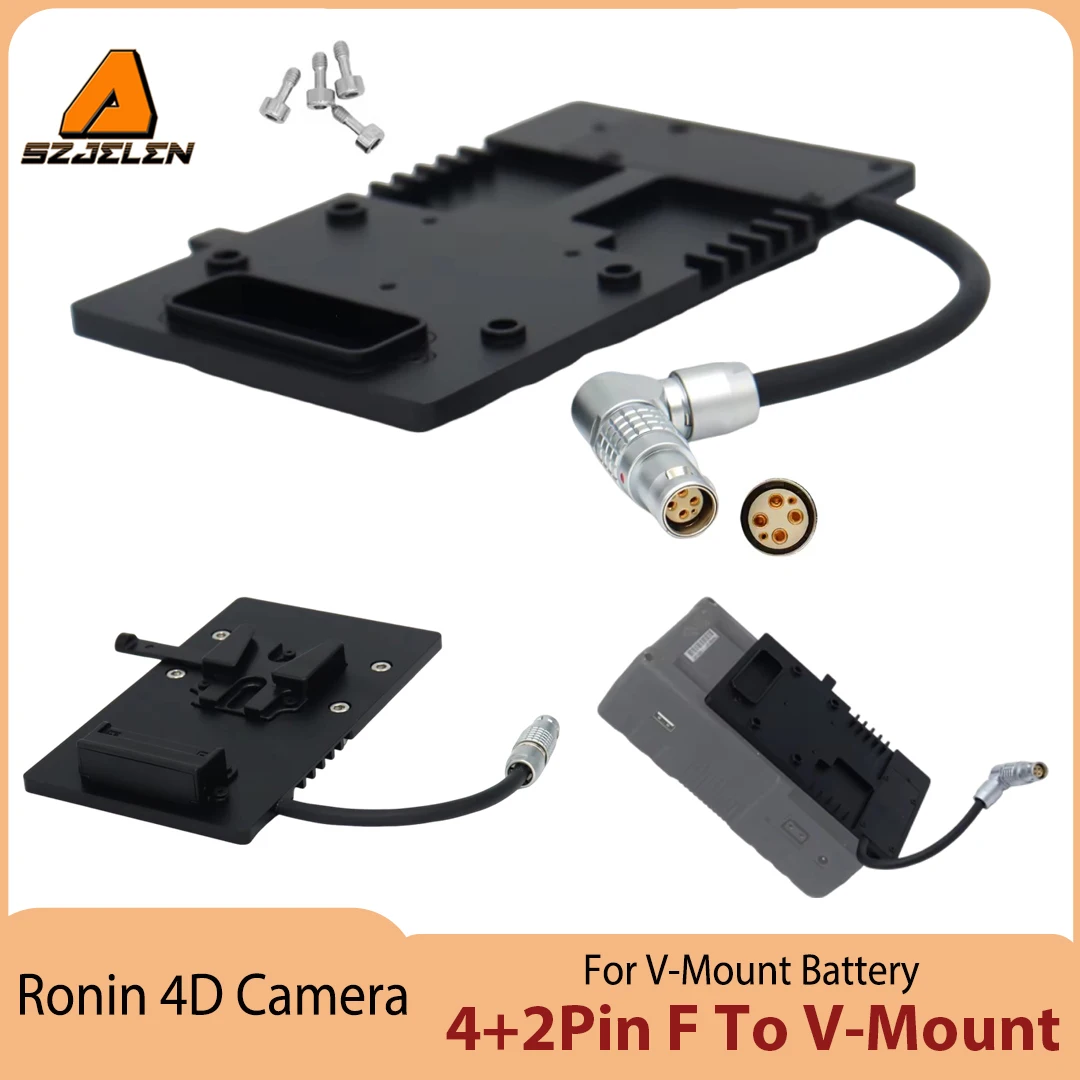 Hot Sale For DJI Ronin 4D Camera V-Mount Battery Board To 1B 4+2Pin Female Plug
Hot Sale For DJI Ronin 4D Camera V-Mount Battery Board To 1B 4+2Pin Female Plug