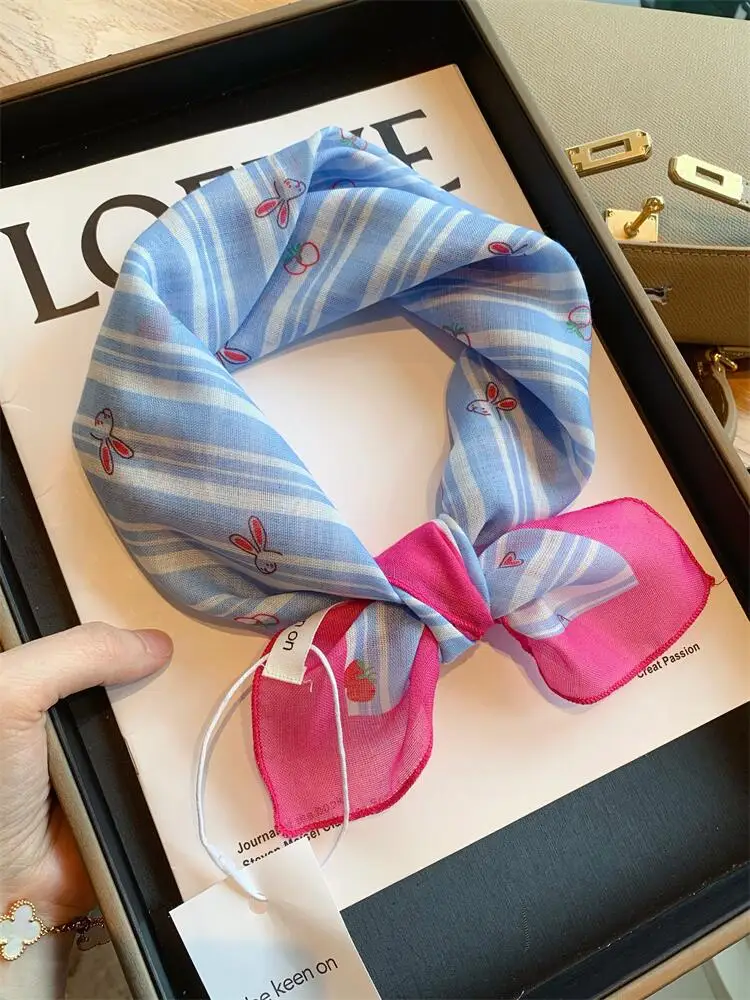 Original Cartoon Cute Girl Cotton Linen Small Square Scarf Women's Spring Summer Versatile Thin Decorative Scarf Headband
Original Cartoon Cute Girl Cotton Linen Small Square Scarf Women's Spring Summer Versatile Thin Decorative Scarf Headband