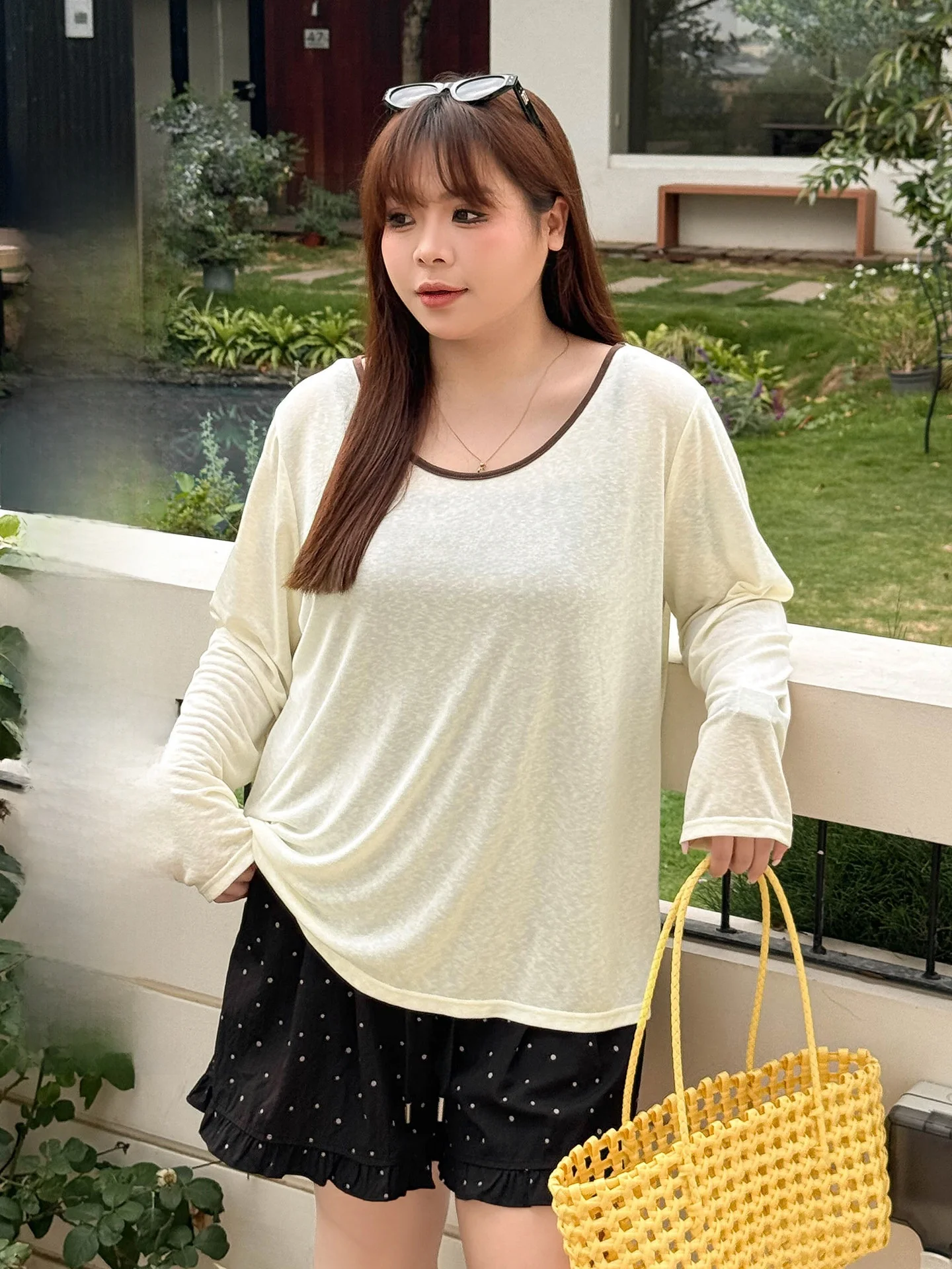 plus Size Women's Korean Style Sweet Spicy Thin Long Sleeve T-Shirt Letter Print Rylee Snowflake Cloth Loose Fit Casual Top
plus Size Women's Korean Style Sweet Spicy Thin Long Sleeve T-Shirt Letter Print Rylee Snowflake Cloth Loose Fit Casual Top
