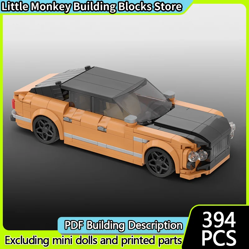 Speed Racing Car Model MOC Building Bricks Flying Spur Mulliner W12 Modular Technology Children Holiday Gifts Assemble Toys Suit
Speed Racing Car Model MOC Building Bricks Flying Spur Mulliner W12 Modular Technology Children Holiday Gifts Assemble Toys Suit