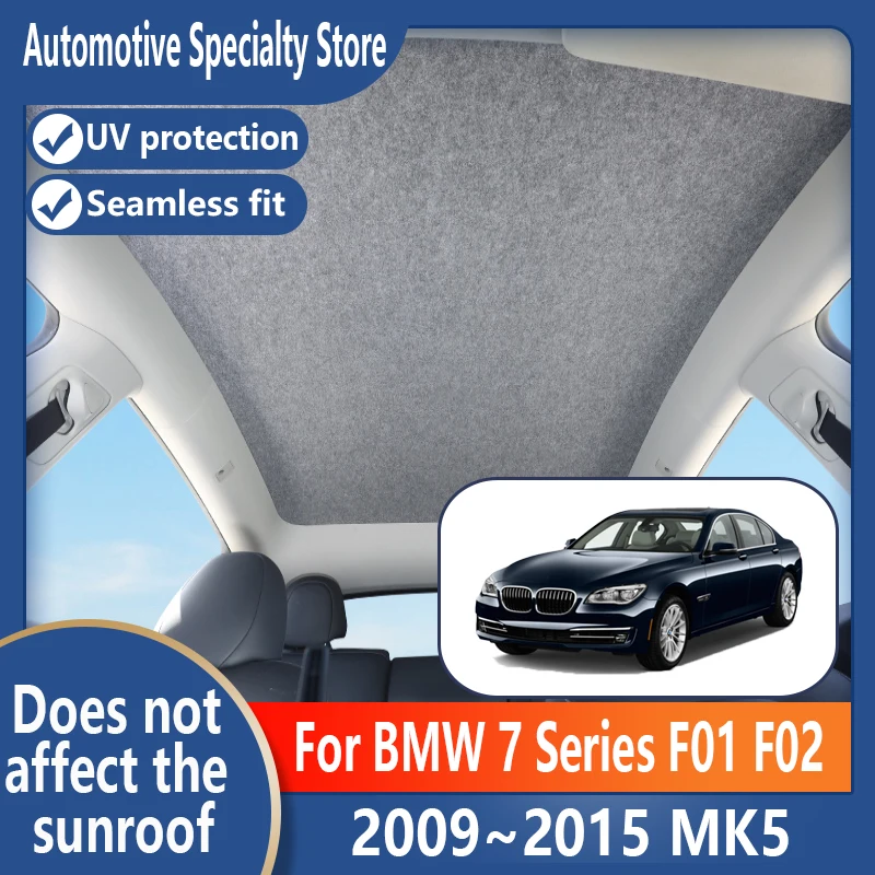 For BMW 7 Series 2009~2015 MK5 Car Panoramic Sunroof Insulation Roof Visor Electrostatic Adsorption Suede Fabric Sun Protection
For BMW 7 Series 2009~2015 MK5 Car Panoramic Sunroof Insulation Roof Visor Electrostatic Adsorption Suede Fabric Sun Protection