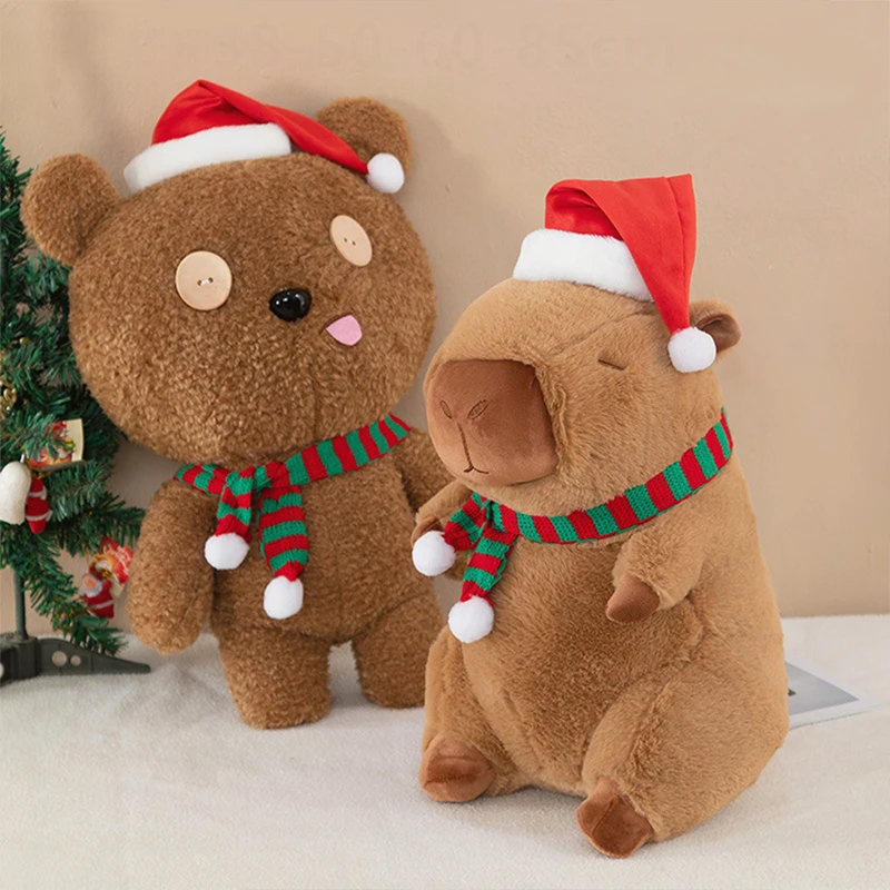 Kawaii Capybara Christmas Bear Timi Teddy Plush Stuffed Doll Toy Gift for Kids Birthday Xmas Present Cute Soft Cuddly Animal
Kawaii Capybara Christmas Bear Timi Teddy Plush Stuffed Doll Toy Gift for Kids Birthday Xmas Present Cute Soft Cuddly Animal