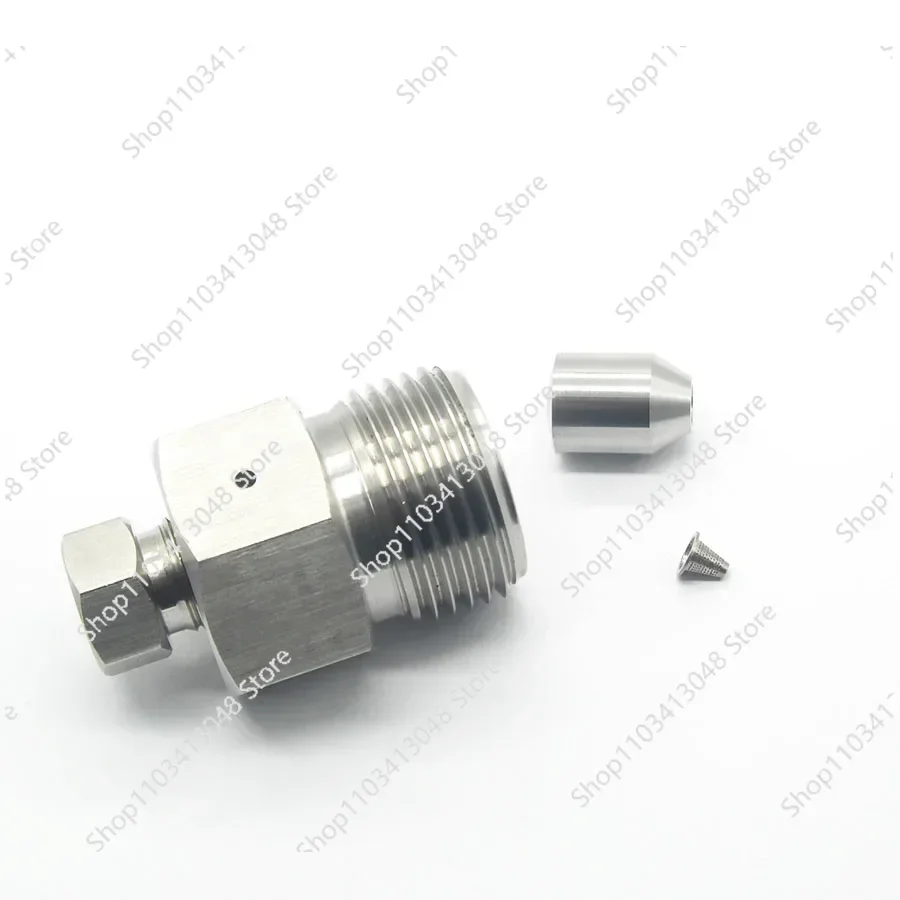 waterjet head spare valve 1/4 14 Short Stop Filter assembly 3/8 38 cutting 301026-2 water jet 20454363 3/8"M to 1/4"F
waterjet head spare valve 1/4 14 Short Stop Filter assembly 3/8 38 cutting 301026-2 water jet 20454363 3/8"M to 1/4"F