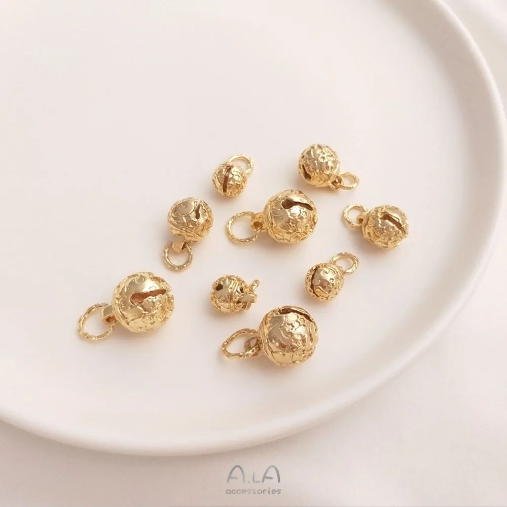 1Pcs Copper Charms 14K Gold Color Snowflake Bell Pendant 13mm Handmade DIY Bracelet Necklace Jewelry Pendant Accessories
1Pcs Copper Charms 14K Gold Color Snowflake Bell Pendant 13mm Handmade DIY Bracelet Necklace Jewelry Pendant Accessories