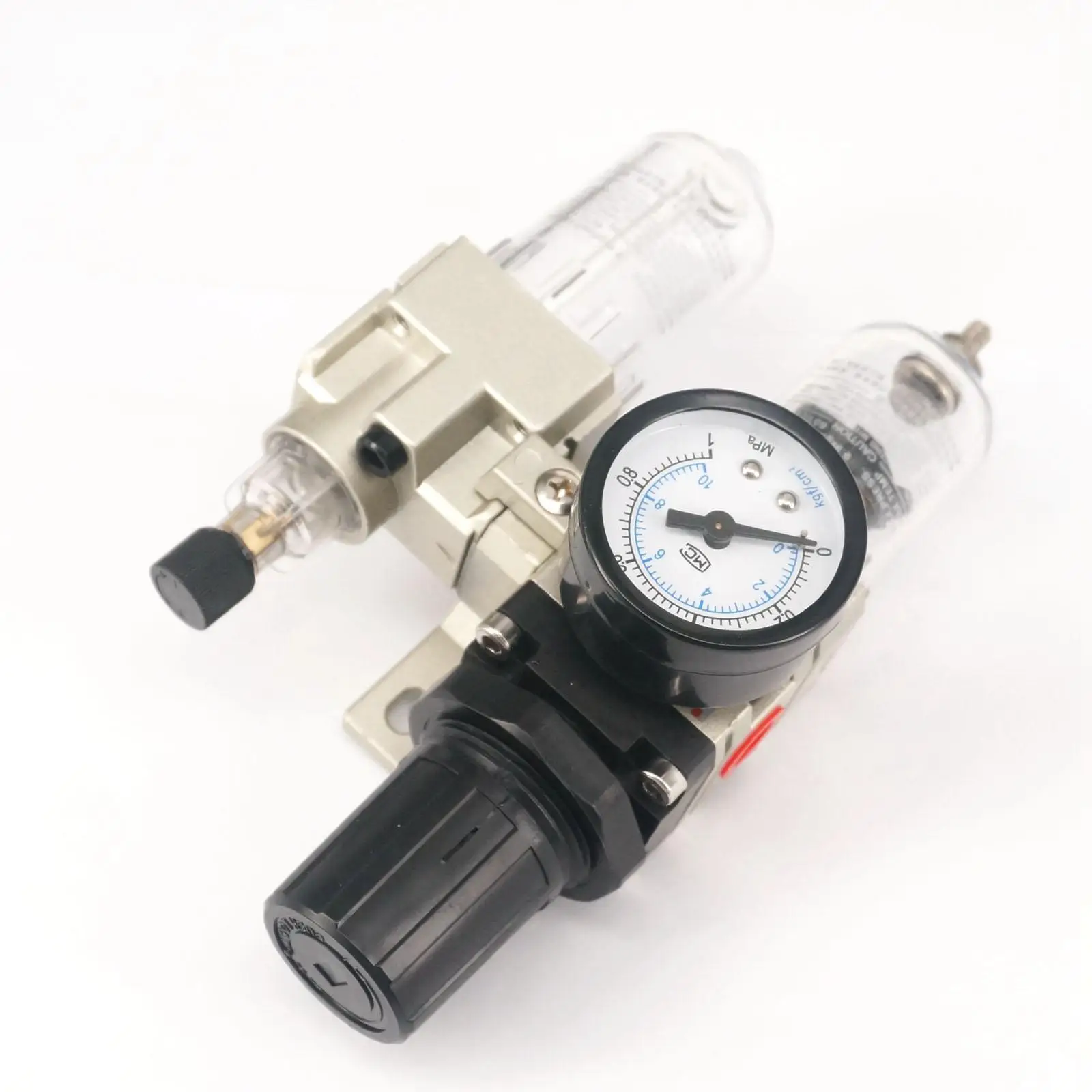 AC2010-02 Manual Drain 1/4" BSPP Air Filter Regulator With Lubricator Combination Union Pneumatic
AC2010-02 Manual Drain 1/4" BSPP Air Filter Regulator With Lubricator Combination Union Pneumatic