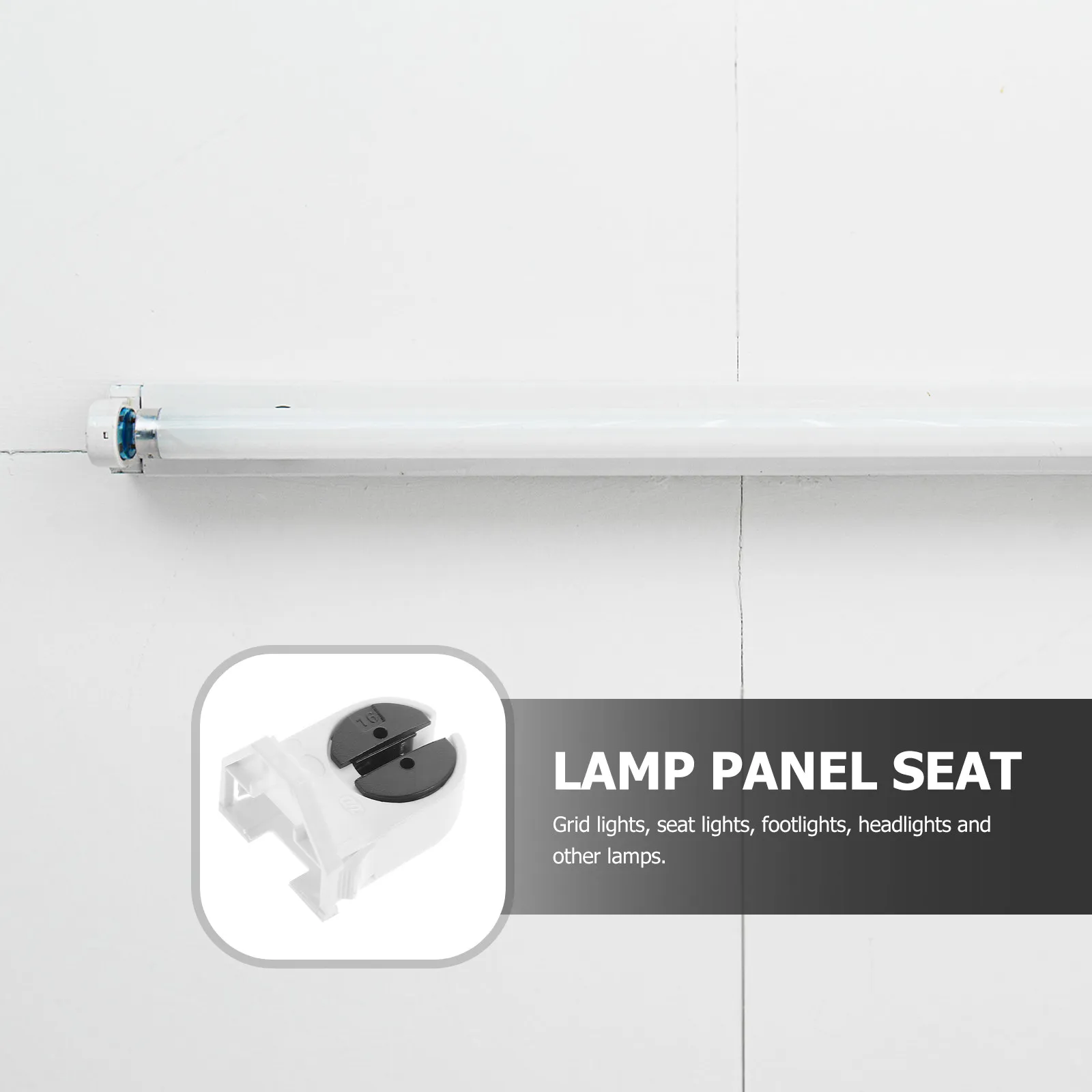 20 шт. держателей для люминесцентных ламп из АБС-пластика, легко устанавливаемые, для замены патронов ламп-гробушек
20 шт. держателей для люминесцентных ламп из АБС-пластика, легко устанавливаемые, для замены патронов ламп-гробушек