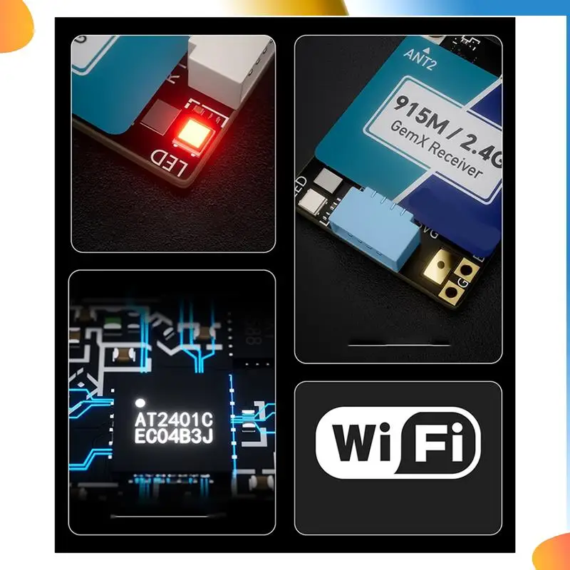 B48A 1Pc ELRS 915M/2.4G Gemx Gemini Dual Frequency Receiver FPV Crossover Aircraft
B48A 1Pc ELRS 915M/2.4G Gemx Gemini Dual Frequency Receiver FPV Crossover Aircraft