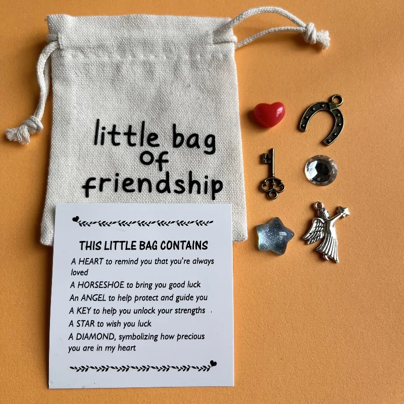 A precious friendship gift, a small friendship hug greeting card containing motivational cards, angels, horseshoes, hearts, keys and other accessories, perfect for birthdays, weddings, occasions, and ideal long-distance souvenirs
A precious friendship gift, a small friendship hug greeting card containing motivational cards, angels, horseshoes, hearts, keys and other accessories, perfect for birthdays, weddings, occasions, and ideal long-distance souvenirs