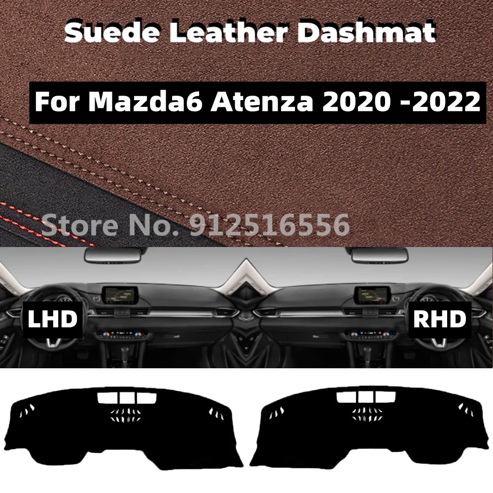 Car Suede Leather Dashmat Dash Mats Pad Dashboard Covers Accessories Carpet For mazda 6 mazda6 atenza 2020 2021 2022
Car Suede Leather Dashmat Dash Mats Pad Dashboard Covers Accessories Carpet For mazda 6 mazda6 atenza 2020 2021 2022