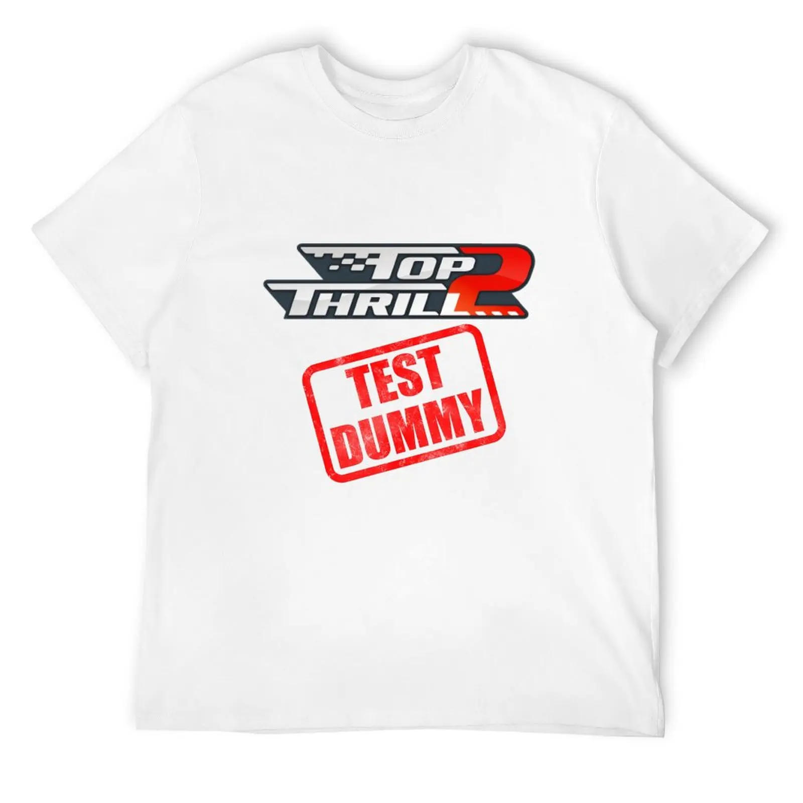 Top Thrill 2 TEST DUMMY T-Shirt valentines clothes heavyweights plain white t shirts men
Top Thrill 2 TEST DUMMY T-Shirt valentines clothes heavyweights plain white t shirts men