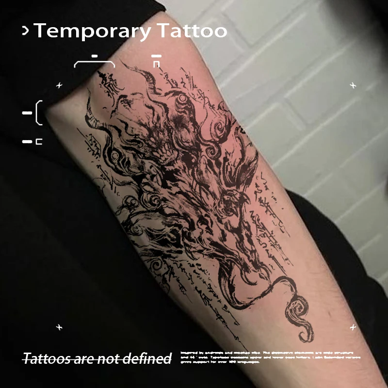 Fake Tattoo Oriental Traditional Dragon With Calligraphy Herbal Juice Sticker Temporary Tattoos Tatuaje New Toys Novelty in Toys
Fake Tattoo Oriental Traditional Dragon With Calligraphy Herbal Juice Sticker Temporary Tattoos Tatuaje New Toys Novelty in Toys