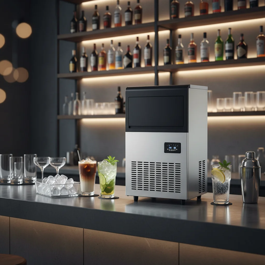 Heavy-Duty Compact Commercial Ice Maker, Easy-to-Clean ABS Housing Automatic Cube Ice Machine for Hotels & Restaurants
Heavy-Duty Compact Commercial Ice Maker, Easy-to-Clean ABS Housing Automatic Cube Ice Machine for Hotels & Restaurants