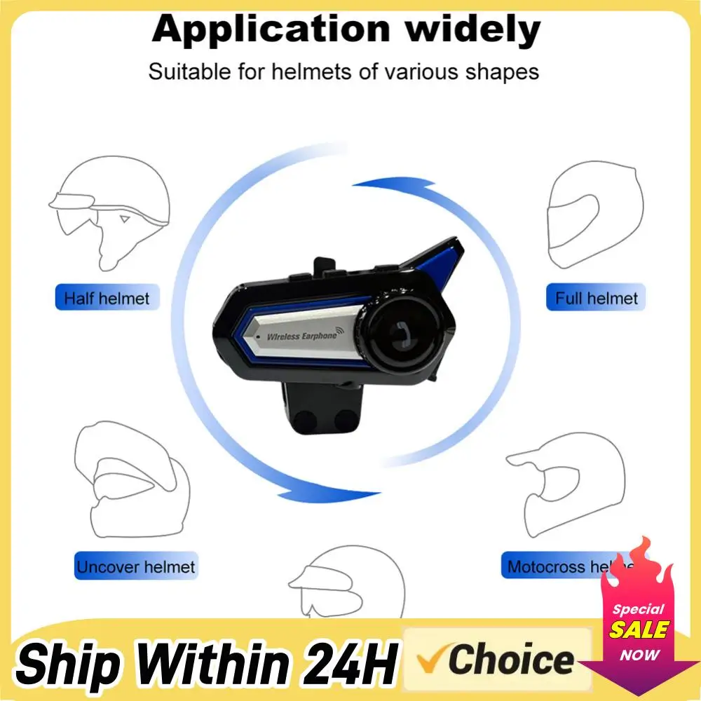 Motorcycle Helmet Earphone with Warning Light Bluetooth-compatible 5.0 Helmet Headphone BT31 Music Headphone Waterproof with Mic
Motorcycle Helmet Earphone with Warning Light Bluetooth-compatible 5.0 Helmet Headphone BT31 Music Headphone Waterproof with Mic