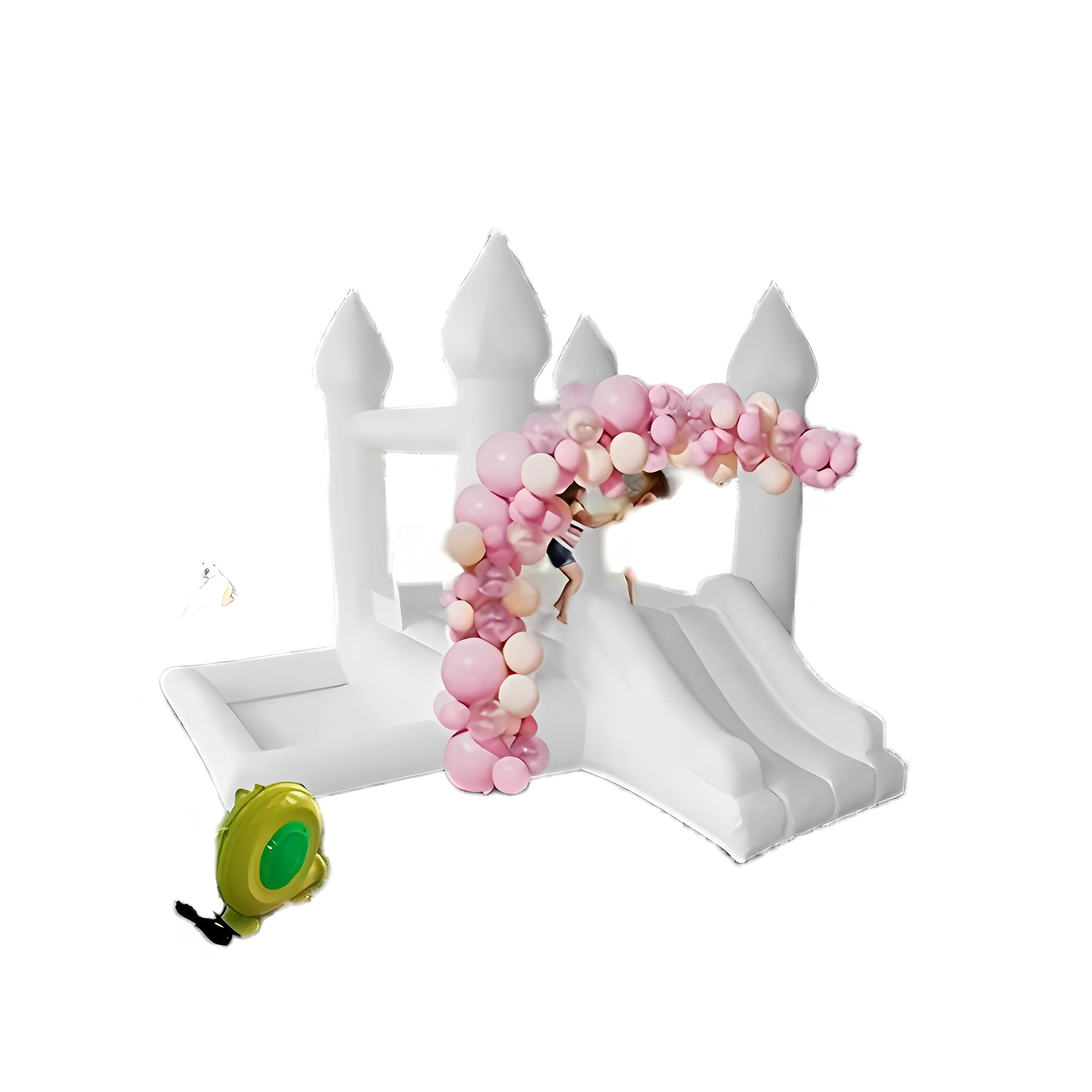 Kid Party PVC Small White Bounce House With Ball and Slide Pit Commercial White Bouncy Castle Inflatable Mini Inflatable Bouncer
Kid Party PVC Small White Bounce House With Ball and Slide Pit Commercial White Bouncy Castle Inflatable Mini Inflatable Bouncer