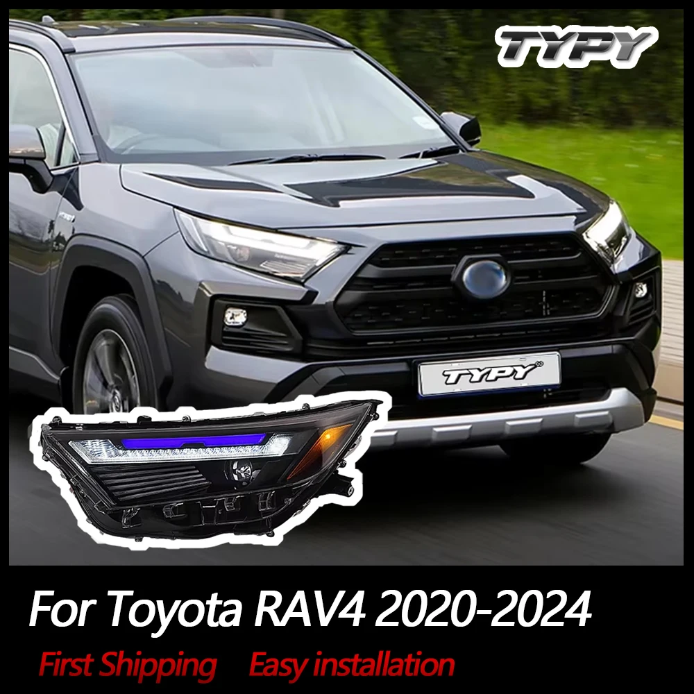 TYPY Car Lights For Toyota RAV4 Headlight 2020-2024 LED Projetor head Lamp Daytime Running Light Automotive Accessories
TYPY Car Lights For Toyota RAV4 Headlight 2020-2024 LED Projetor head Lamp Daytime Running Light Automotive Accessories
