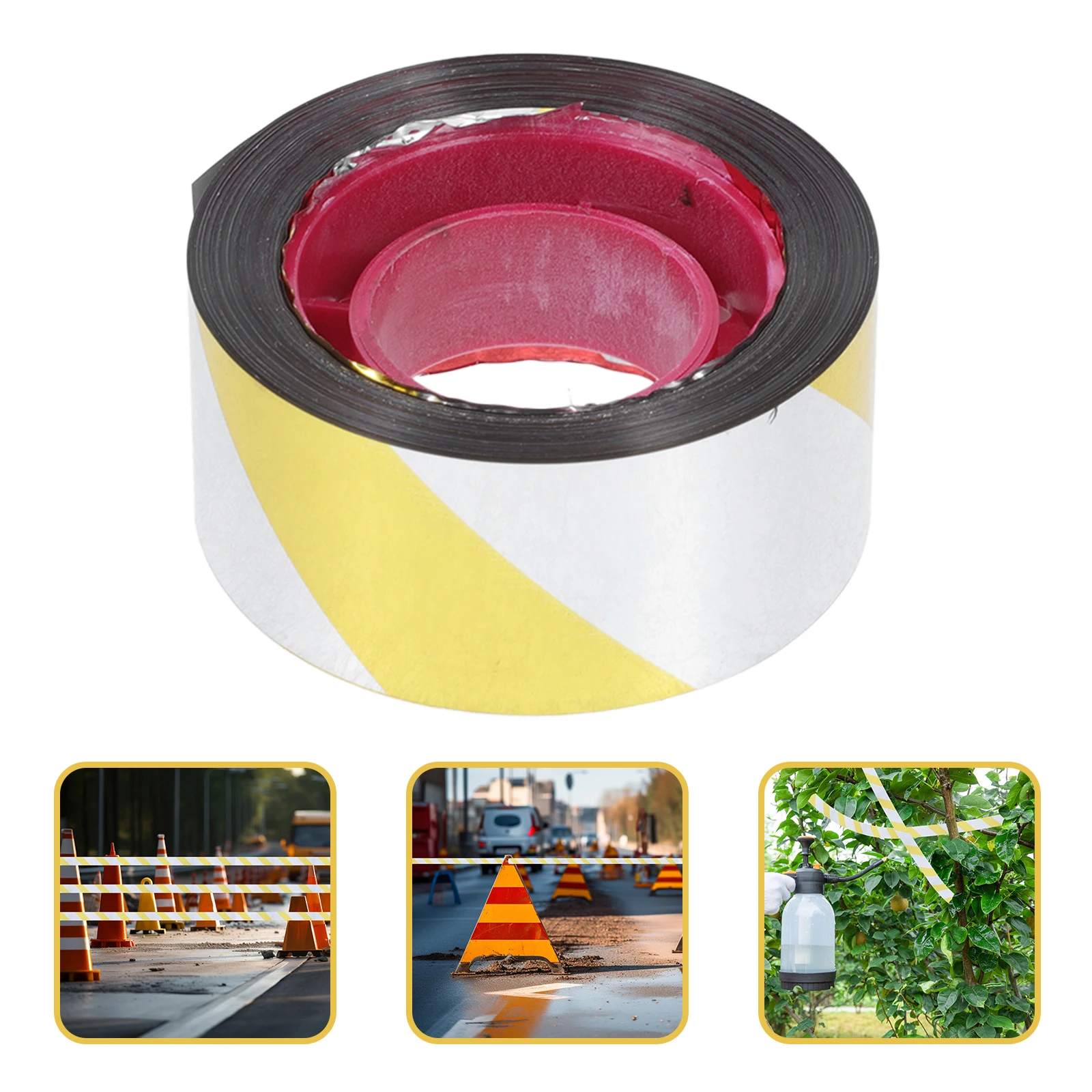 10 Rolls Yellow White Warning Tape Safety Barrier Construction Waterproof Flagging Danger Diy Length 2.4Cmx50M Floor 
10 Rolls Yellow White Warning Tape Safety Barrier Construction Waterproof Flagging Danger Diy Length 2.4Cmx50M Floor