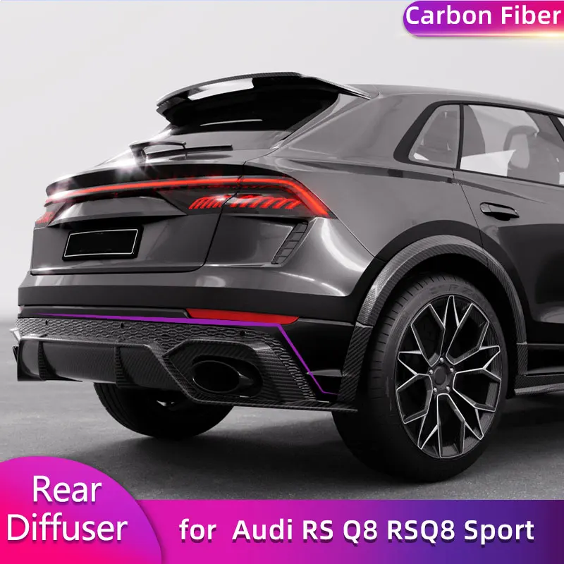 Carbon Fiber Rear Bumper Diffuser Lip Spoiler for Audi RS Q8 RSQ8 Sport Utility 4-Door 2020-2023 Car Rear Apron Lip Body Kits
Carbon Fiber Rear Bumper Diffuser Lip Spoiler for Audi RS Q8 RSQ8 Sport Utility 4-Door 2020-2023 Car Rear Apron Lip Body Kits