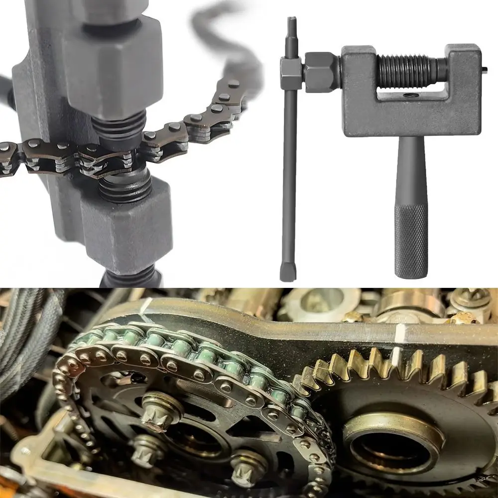 Tool Black Chain Cutter Chain Repair Disassembly and Assembly Chain Removal Tool Repair Chain Splitter Motorcycle Repair
Tool Black Chain Cutter Chain Repair Disassembly and Assembly Chain Removal Tool Repair Chain Splitter Motorcycle Repair