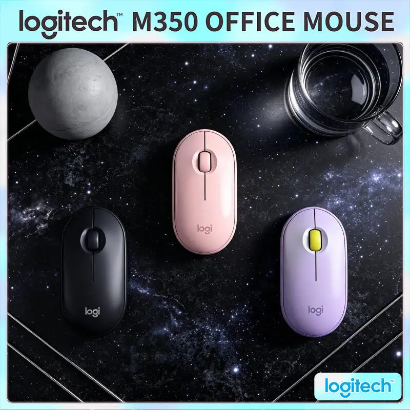 Logitech M350 Pebble Office Mouse - Minimalist Design, Silent Operation, 10m Range, Dual Connectivity, Eco-Friendly Build
Logitech M350 Pebble Office Mouse - Minimalist Design, Silent Operation, 10m Range, Dual Connectivity, Eco-Friendly Build