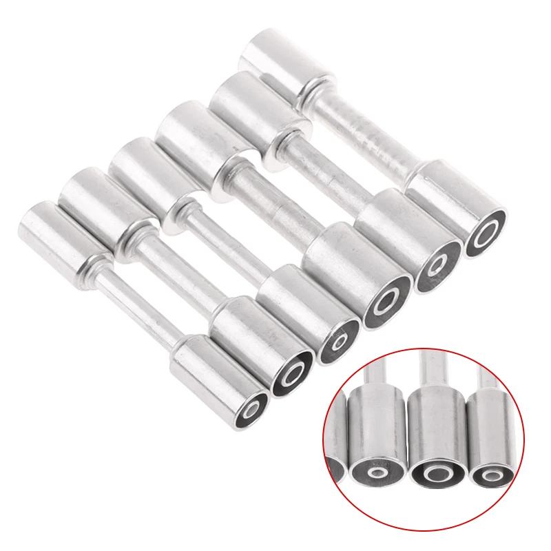 Car Air Conditioning Hose Retrofit Crimp Straight Fitting Aluminum Alloy For A/C Reduced Barrier Hose 3/8 1/2 5/8
Car Air Conditioning Hose Retrofit Crimp Straight Fitting Aluminum Alloy For A/C Reduced Barrier Hose 3/8 1/2 5/8