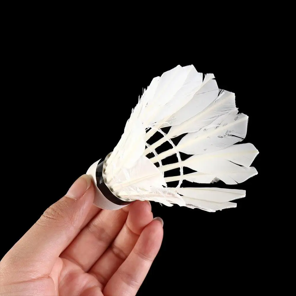 Super Durable Training Fitness Outdoor Sports Game Shuttlecock 12 Pcs Goose Feather Badminton Balls
Super Durable Training Fitness Outdoor Sports Game Shuttlecock 12 Pcs Goose Feather Badminton Balls
