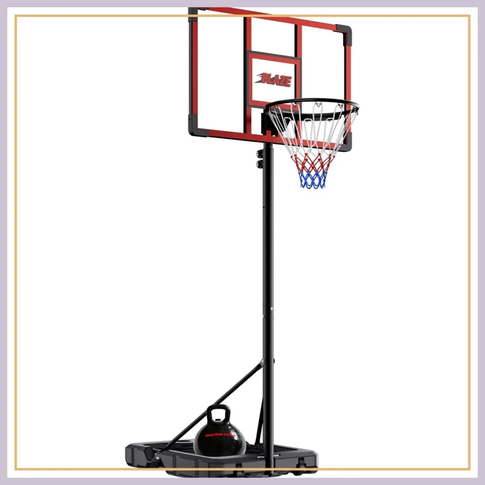 Adjustable 4.1-8.5FT Portable Basketball Hoop for Kids Teens Backyard
Adjustable 4.1-8.5FT Portable Basketball Hoop for Kids Teens Backyard