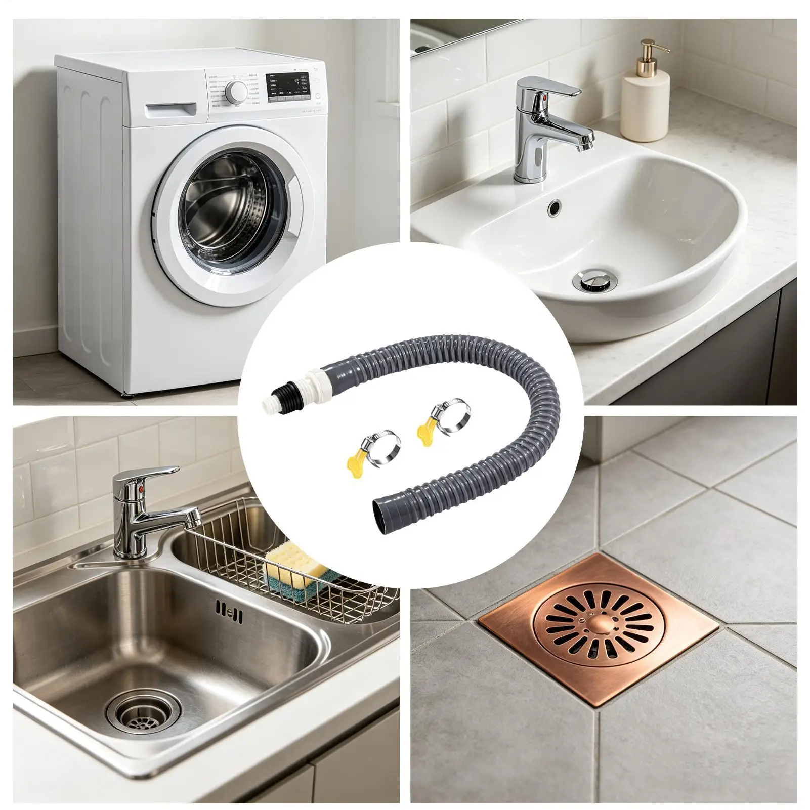 Washing Machine Drain Hose Adapter Leak-Proof Tight Fit Converter Drain Hose Tee Fitting For Dishwasher For Air Conditioner
Washing Machine Drain Hose Adapter Leak-Proof Tight Fit Converter Drain Hose Tee Fitting For Dishwasher For Air Conditioner