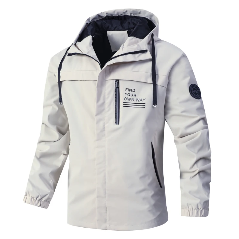 Autumn Men's Hiking Hooded Jackets Outdoor Men Climbing Wateproof Rain Coats Men Sports Breathable Windbreaker Zipper Jackets
Autumn Men's Hiking Hooded Jackets Outdoor Men Climbing Wateproof Rain Coats Men Sports Breathable Windbreaker Zipper Jackets