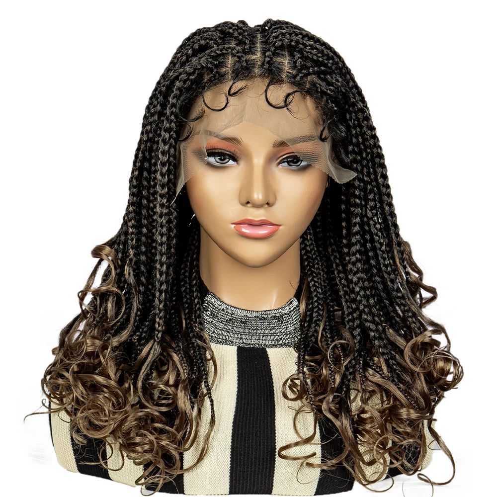 Box Braids Wig 9X6 Lace Front Max Lace Braided Wigs with Curly Ends Knotless Braided Lace Wigs with Baby Hair для чернокожих женщин
Box Braids Wig 9X6 Lace Front Max Lace Braided Wigs with Curly Ends Knotless Braided Lace Wigs with Baby Hair для чернокожих женщин